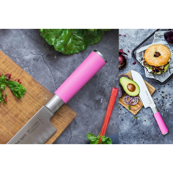 Nóż santoku Dick Pink Spirit 8174218K-79