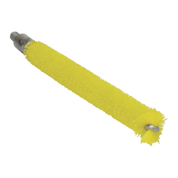 Szczotka do rur i odpływów, do uchwytu 53515 i 53525, średnia, żółta, 12x200 mm, VIKAN 53546