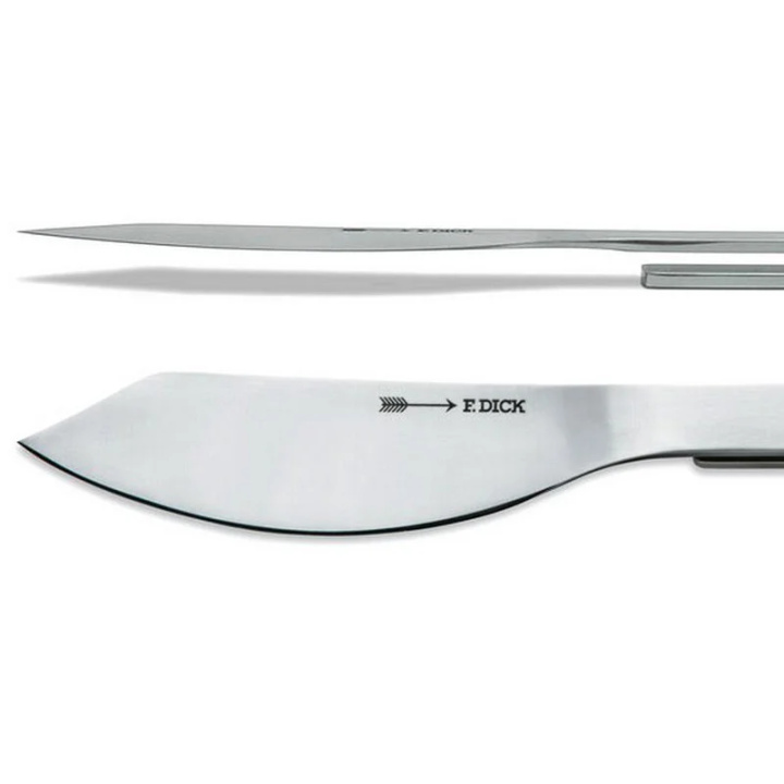 Zestaw 4 noży AJAX PURE METAL do steków, obiadowych, 22 cm, komplet 4 szt., nierdzewny, DICK 8159400 Zestaw 4 noży AJAX PURE METAL do steków, obiadowych, 22 cm, komplet 4 szt., nierdzewny, DICK 8159400