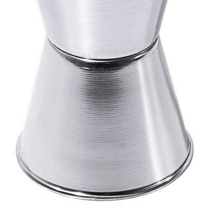 Miarka barmańska ze stali nierdzewnej, polerowana na matowo, satyna, poj. 3cl/ 5cl, model 1565/050 Miarka barmańska ze stali nierdzewnej, polerowana na matowo, satyna, poj. 3cl/ 5cl, model 1565/050