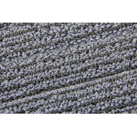 Mop DampDry 31, do czyszczenia na sucho lub wilgotno, na rzepy, szary, 250 mm, VIKAN 547625