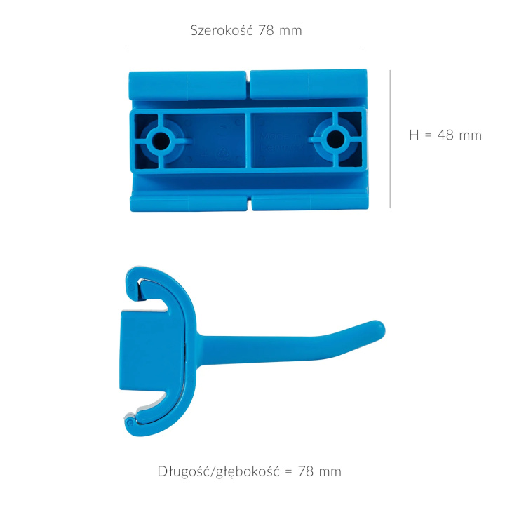 Uchwyt ścienny podwójny Vikan Hi-Flex 10143