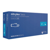 Rękawiczki jednorazowe Mercator Nitrylex Basic L
