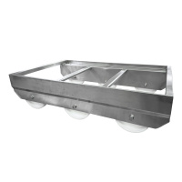 Wózek transportowy wzmacniany pod pojemniki EURO