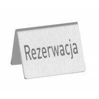 Tabliczka informacyjna REZERWACJA Hendi 663714
