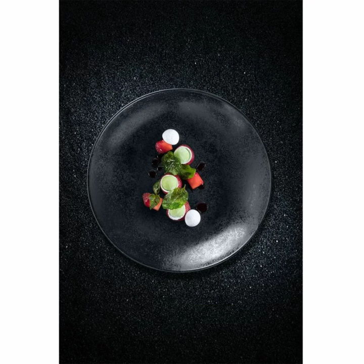 Talerz płytki okrągły Rak Porcelain Karbon R-KRNNPR29-12