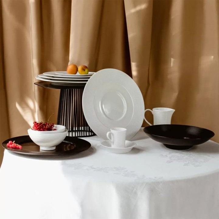 Talerz głęboki Rak Porcelain Karbon R-EDGD26-6