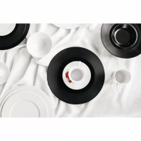Talerz płytki Rak Porcelain Karbon R-EDFP22-12