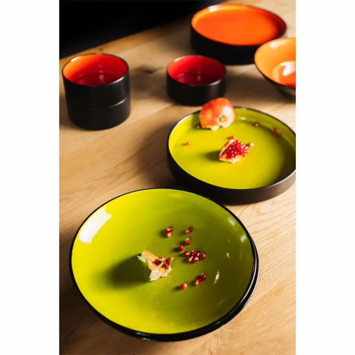 Talerz płytki okrągły Rak Porcelain Fire R-FRNNPR24GR-12