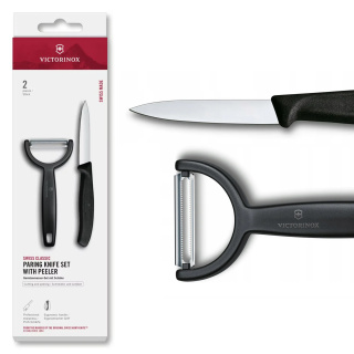Zestaw noża do warzyw i owoców z obieraczką Y Victorinox Swiss Classic 6.7113.22
