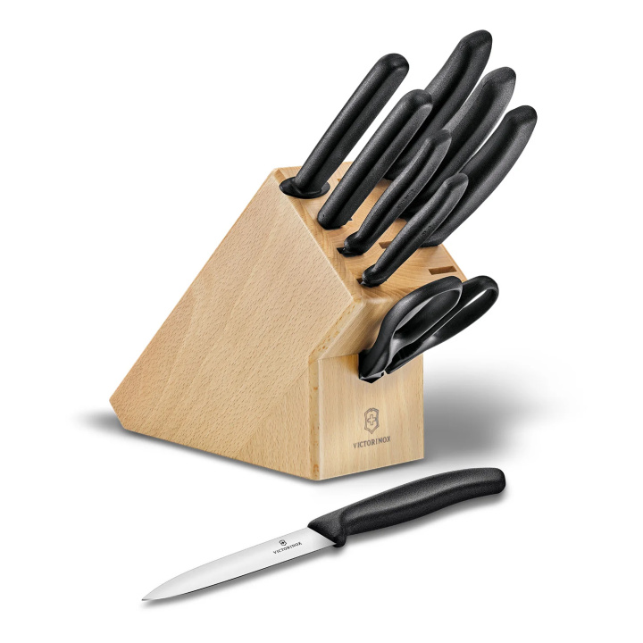 Zestaw kuchenny 9-elementów z drewnianym blokiem Victorinox 6.7193.9