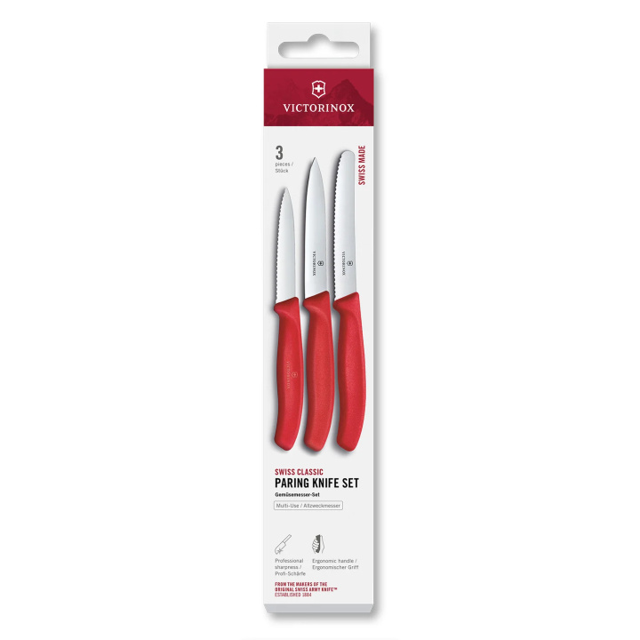 Zestaw 3 noży do warzyw i owoców Victorinox Swiss Classic 6.7111.34C1