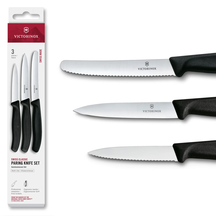 Zestaw 3 noży do warzyw i owoców Victorinox Swiss Classic 6.7113.34
