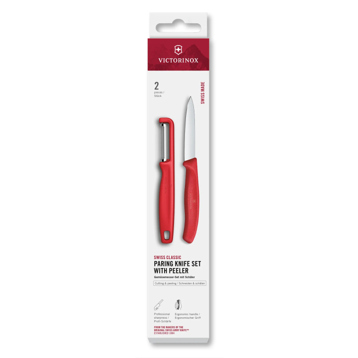 Zestaw noża do warzyw i owoców z obieraczką I-peeler Victorinox Swiss Classic 6.7111.21C1