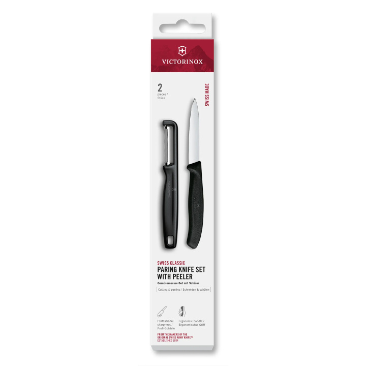 Zestaw noża do warzyw i owoców z obieraczką I-peeler Victorinox Swiss Classic 6.7113.21