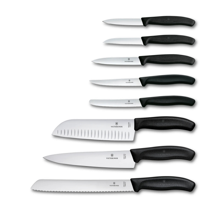 Blok na noże kuchenne z wyposażeniem Victorinox Classic 6.7173.8