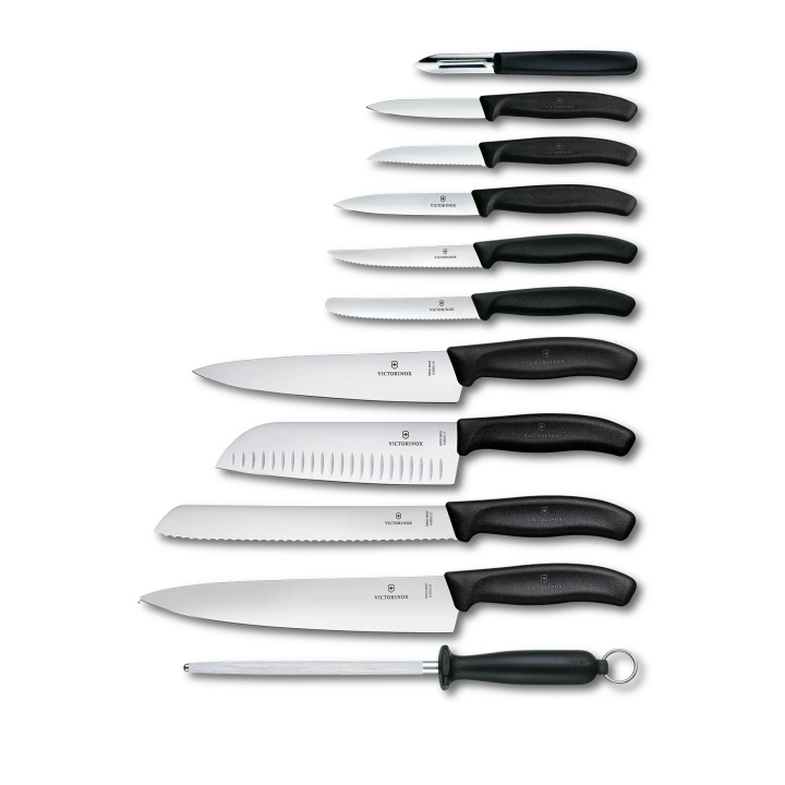 Blok na noże kuchenne z wyposażeniem Victorinox Classic 6.7153.11