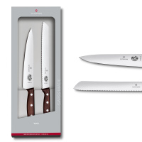 Zestaw 2 noży kuchennych Victorinox Wood 5.1020.21G