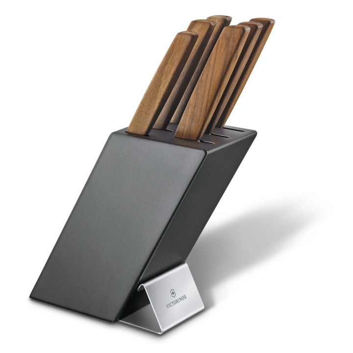 Blok na noże kuchenne z wyposażeniem Victorinox Swiss Modern 6.7186.6
