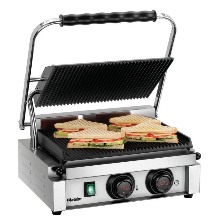 Grill kontaktowy ryflowany Bartscher Panini MDI 1R A150974