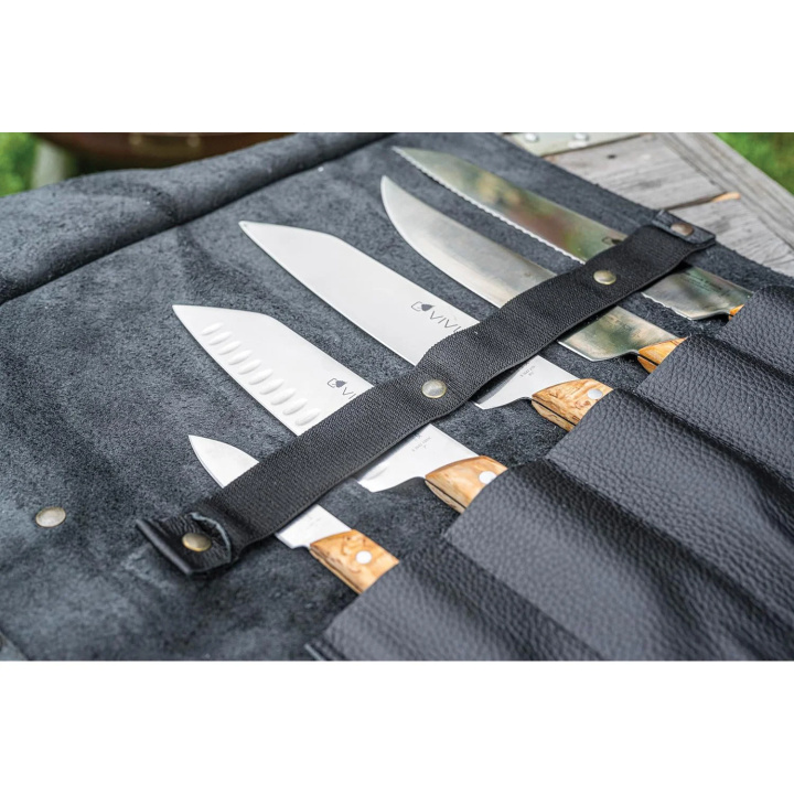 Zestaw 5 noży w skórzanym etui Dick VIVUM 83668000-01
