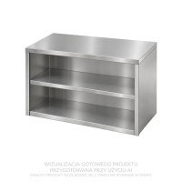 Szafka wisząca otwarta EGAZ E3100 (800 x 300 x 600 mm)