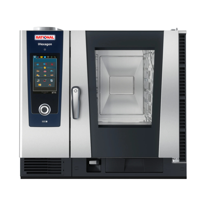 Piec konwekcyjno-mikrofalowy elektryczny Rational iHexagon 6-1/1