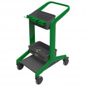 Wózek do sprzątania, mobilna stacja czyszcząca, dł. 78 cm, zielony, Vikan HyGo 57002