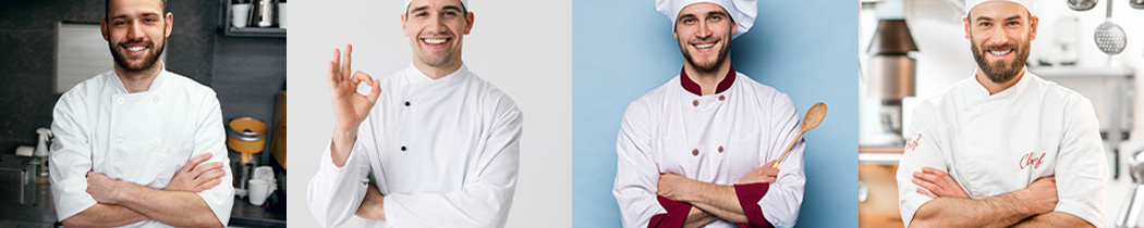 Bluzy kucharskie z długim i krótkim rękawem | Odzież HACCP