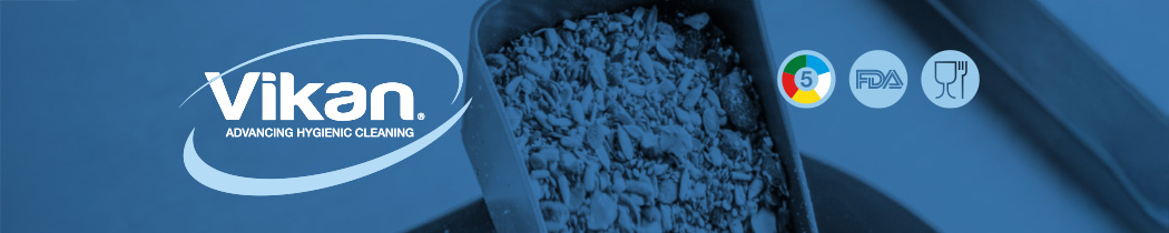 Produkty wykrywalne Vikan – szczotki, szufelki, łopaty, wiadra