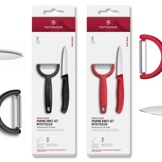 Zestaw noża do warzyw i owoców z obieraczką Y Victorinox Swiss Classic 6.711x